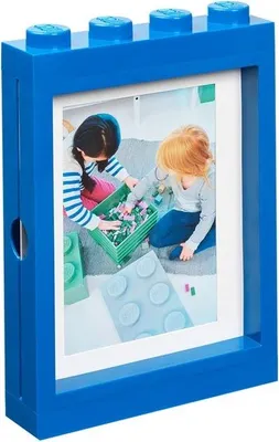 Immagine prodotto di NHG LEGO Bilderrahmen für 10x15 cm Bilder - Blue, Kunststoff, 41131731