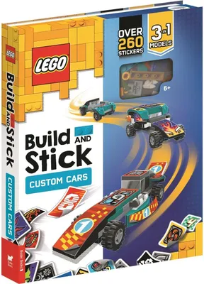 Produktbild von Lego Build & Stick Custom Cars – Lingua: Inglese