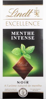 Produktbild von Lindt Excellence Schokoladentafel dunkle Minze 100 Gramm