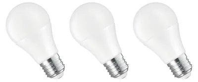 Productafbeelding van Spectrum LED Peerlamp A60 E27 Mat - 10W 1100lm 6000K - Koudwit - Vervangt 76W - 24V - 3 stuks
