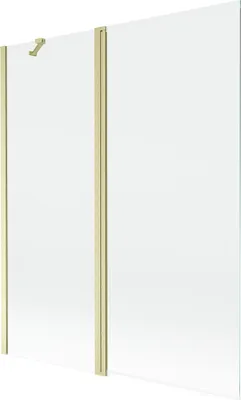 Obrázok produktu pre Mexen Mist sprchový kút 2-krídlový 140 x 150 cm, transparentný, brúsené zlato - 8A9-140-011-55-00