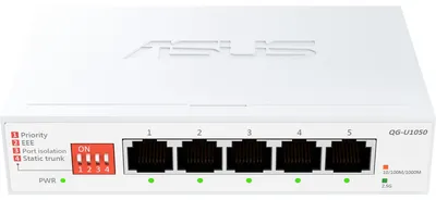Zdjęcie produktu dla ASUS QG-U1050, Nie zarządzany, 2.5G Ethernet (100/1000/2500)