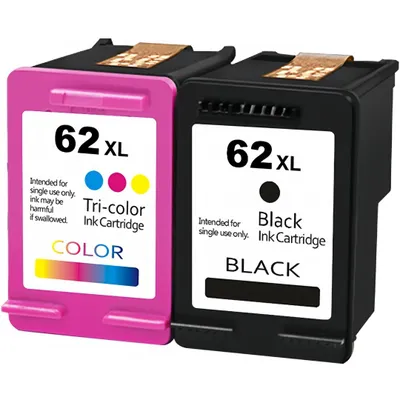 Produktbild von 2x 62XL Druckerpatronen Kompatibel für HP 62 XL OfficeJet 200 250 Mobile 5740 5741 5742 5743 5744 5745 5746 8040 8045 ENVY 5540 5640 5642 5644 5646