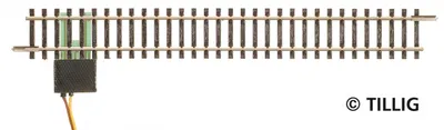 Produktbild von Tillig 83143 Gerades Anschlussgleis 166 mm (nicht für Digitalbetrieb geeignet)