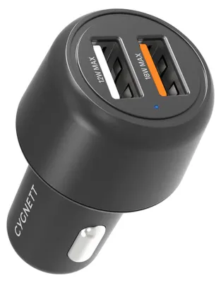 Produktbild von Cygnett CY3680CYCCH, Auto, Zigarettenanzünder, Schwarz