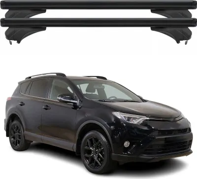 Obrázok produktu pre Menabo strešný nosič základný nosič pre Toyota RAV4 XA50 2018-2025 hliník čierny 2x
