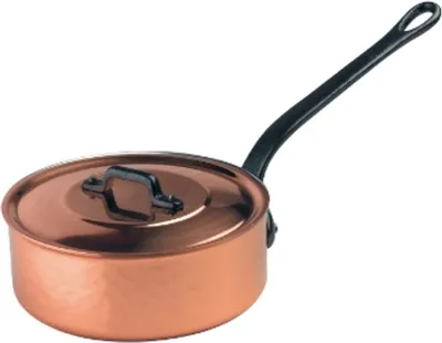 Produktbild von Baumalu 3216382030123 Sauteuse inkl. Deckel, Kupfer, 24 cm Durchmesser