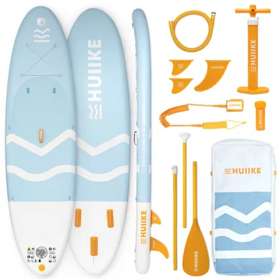 Produktbild von Stand Up Paddling Board Hochwertigem Zubehör - HUIIKE | Sup Board Aufblasbar Blau, Stand Up Paddle Board