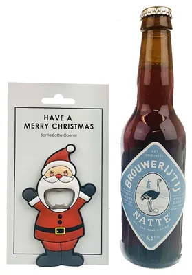 Flaschenöffner Weihnachtsmann – Bieröffner, Geschenk für Männer