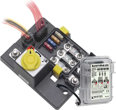 Immagine prodotto di Blue Sea Systems Safetyhub 150 Scatola portafusibili nero nero taglia unica