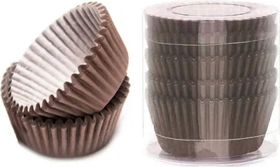 Immagine prodotto di 100 teglie per muffin stampi per cioccolato carta da forno teglia da forno accessori per la casa, colore: marrone