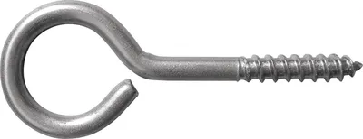 Produktbild von Ringschraube Ösenschraube mit Holzgewinde 3,45x20mm Augenschraube Edelstahl A2
