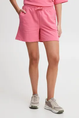 Produktbild von OXMO OXSAFRI Damen Sweatshorts Bermuda Shorts Kurze Hose mit elastischem Bund und Tunnelzug Regular-Fit