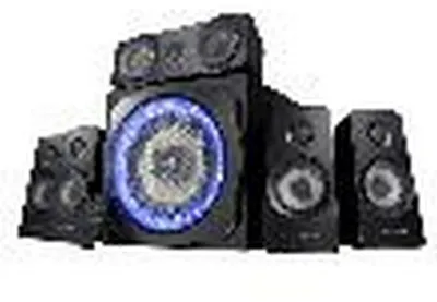 Immagine prodotto di Trust Gaming 21738 GXT 658 Tytan Diffusore PC surround 5.1 con subwoofer, altoparlanti con illuminazione LED, sistema audio per PC, laptop, console, TV, nero, 180 W (90 W RMS)