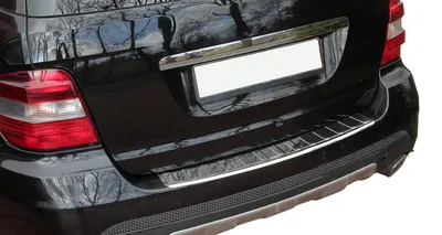 Für Mercedes M-Klasse W164 ab 2005-2011 LADEKANTENSCHUTZ Edelstahl V2A Schutz in der Farbe von Recambo e.K.