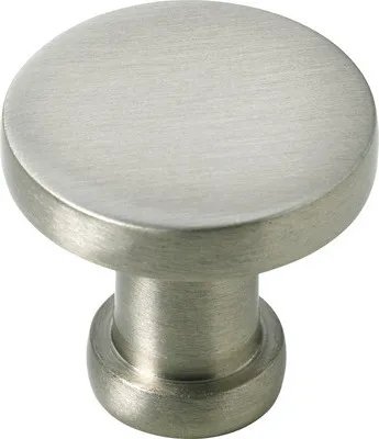 Produktbild von Möbelknopf Alu edelstahlfinish ØxH 26/24 mm