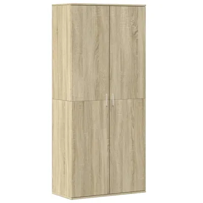 Zdjęcie produktu dla vidaXL Szafka na buty dąb sonoma 80x39x178 cm Materiał drewnopochodny