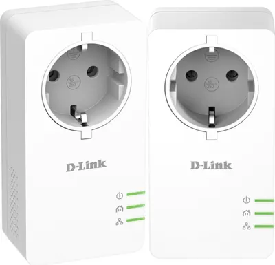 Obrázok produktu pre D-Link DHP-P601AV/E, 1000 Mbit/s, IEEE 802.3, IEEE 802.3u, Gigabit Ethernet, 10,100,1000 Mbit/s, 128-bit AES, 3,7 W