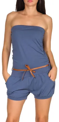 Imagen del producto de malito - Mono para mujer - Mono de una pieza con cinturón y bolsillos - Mono de tirantes para verano