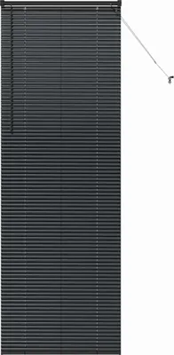 Zdjęcie produktu dla Żaluzje listwowe vidaXL, czarne, 220 x 70 cm, aluminium