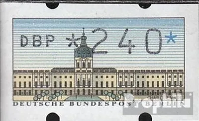 Produktbild von Briefmarken Berlin (West) 1987 Mi ATM1, 2.40 Nominale postfrisch Automatenmarken