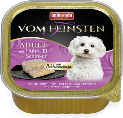 Image de Animonda Vom Feinsten Adult Noyau gourmand avec poulet, œuf & jambon 150gx22