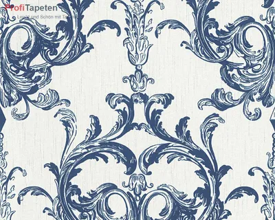 Produktbild von Architects Paper Textiltapete Tessuto 2, blau, weiß, 10,05 m x 0,53 m, 961964, 96196-4