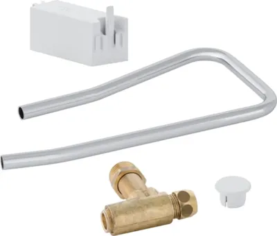 Produktbild von Geberit Umbauset für Wasseranschluss hinten Mitte zu AP140 weiss, 1 Stk.