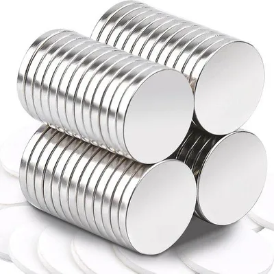 Productafbeelding van Famanu zelfklevende magneten, 8x1 mm - 52 stuks