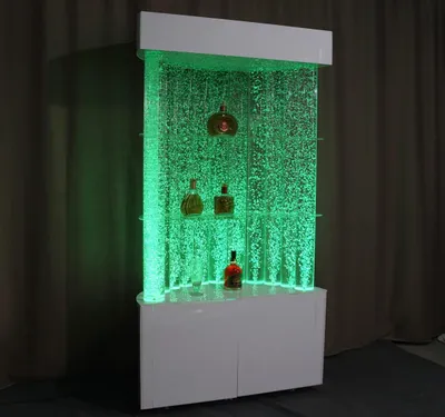 Produktbild von LED Regal Bar Wasser Wand Säule Beleuchtete Wasserwände Bar Theke Regal Möbel
