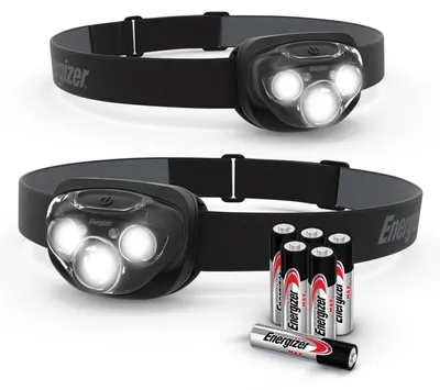Image de Lampe frontale Energizer Vision HD+ LED, 260 lumens, étanche, lot de 2