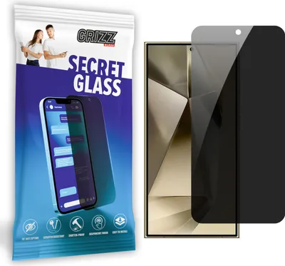 Zdjęcie produktu dla Ochraniacz ekranu GrizzGlass SecretGlass Privacy do Samsung Galaxy S24 Ultra - Czarny