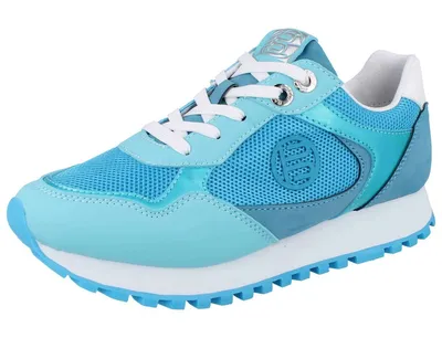 Produktbild von BAGATT Damen Sneaker blau Mesh Kunstleder - Größe: 42