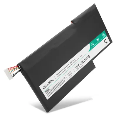 Image de CELLONIC 1x Batterie pour Ordinateur portable Compatible avec MSI GS63VR 7RF Stealth Pro, GS73VR 7RF Stealth Pro, GS63VR, 9N793J200 - (5700mAh, 11.4V)