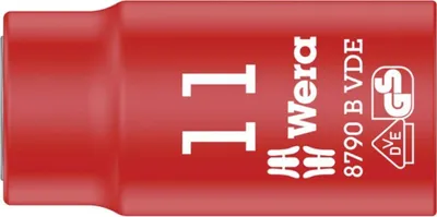 Produktbild von Wera zewnętrzne gniazdo sześciokątne VDE 14 mm 3/8" (10 mm) 8790 B VDE Zyklop 05004958001 (05004958001)