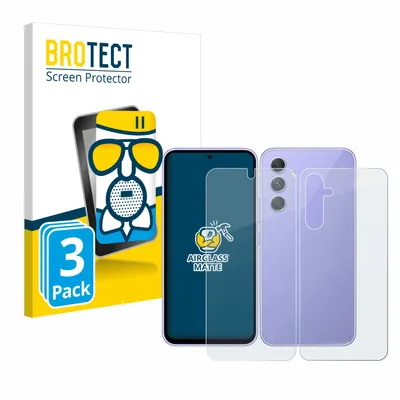 Produktbild von 3x BROTECT Entspiegelungs Schutzglas für Samsung Galaxy A54 5G (Display+Rückseite) Schutzfolie Panzer Folie Glas Display Schutz matt