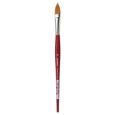 Zdjęcie produktu dla da Vinci 5584 Gr 14 COSMOTOP-SPIN AQUARELLP. owalne czerwone glazurowane uchwyty