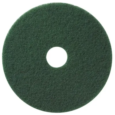 Produktbild von 5x TASKI Americo Pad 17" (43 cm) Grün, Scheuerpad zur Nass- oder Trockengrundreinigung | Packung (1 Stück)