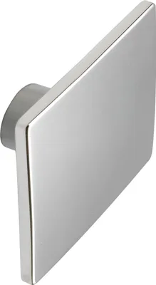 Produktbild von Estamp Möbelknopf Lugus 50x25mm - Knauf für Schrank quadratisch - Möbelknauf, Zinkdruckguss verchromt poliert