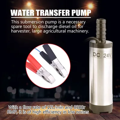 Zdjęcie produktu dla Pompa zatapialna, pompa transferowa z silnikiem wysokoprężnym, elektryczna pompa zatapialna, pompa do cieczy, pompa do transferu wody