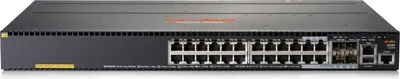 Produktbild von HPE Aruba Networking 2930M 24G PoE+ 1-slot Switch, Managed, L3, Gigabit Ethernet (10/100/1000), Power over Ethernet (PoE), Rack-Einbau, 1U