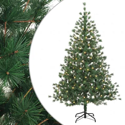 Imagen del producto de vidaXL Árbol de Navidad artificial plegable, 150 cm, con 150 luces LED