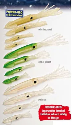 Produktbild von Octopus Angel Köder Squid fluo 10 cm