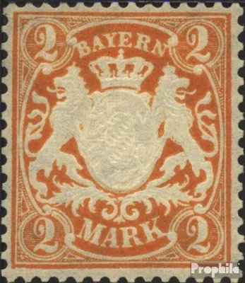 Produktbild von Briefmarken Bayern 1903 Mi 64y (kompl.Ausg.) postfrisch Staatswappen