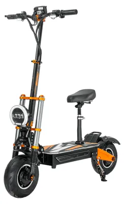 Productafbeelding van M2 - Elektrische scooter - Dubbele motor 5000 W - 95 km/h - 72 V 40 Ah lithiumbatterij - Opvouwbaar - Geschikt voor terrein - 30,5 cm banden