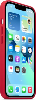 Produktbild von Apple MM2C3ZM/A, Hauthülle, Apple, iPhone 13, 15,5 cm (6.1"), Rot