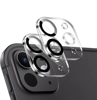 Produktbild von CLM-Tech Panzer Schutz Glas für iPad Pro 11” M4 (2024) und ipad Pro 13” M4 (2024), 2 Stück Kamera Schutzfolie für iPad Pro, 9H Härte