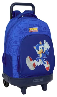 Produktbild von Safta Sonic 33l 33x45x22 Cm Rucksack Mit Rollen Blau Kinder Blau One Size