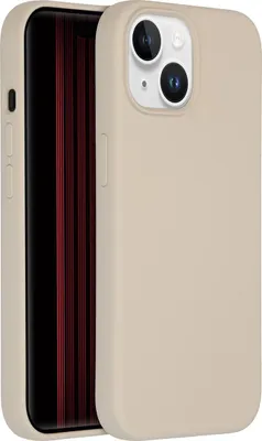 Image de Accezz Liquid Silicone Backcover avec MagSafe pour l'Apple iPhone 15 - Stone