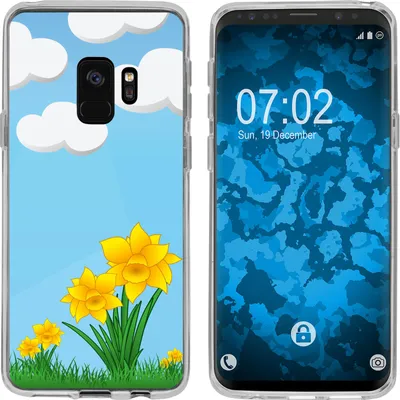 Produktbild von PhoneNatic Case kompatibel mit Samsung Galaxy S9 Silikon-Hülle Ostern M4